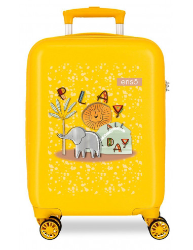 9671321 ABS SUITCASE 50CM 4W. ENSO PLAY ALL DAY OCHRE